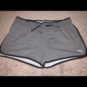 Wms Puma Gray Shorts Sz US XL